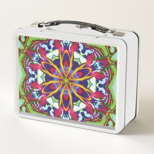 Hummers Kaleidoskop Metal Lunchbox (Rückseite)