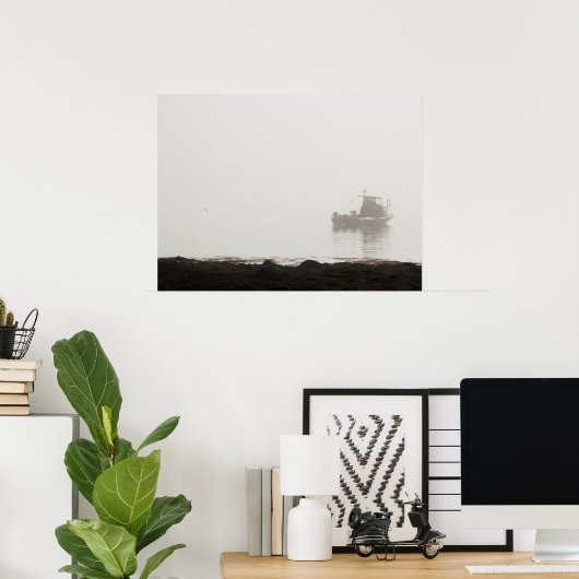 Hummerschiff, Maine Poster (Heimbüro)