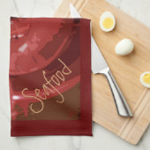 Hummerschnecken Schalentiere Geschirrtuch (Viertel Falte)