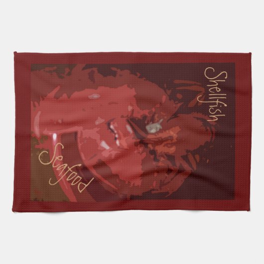 Hummerschnecken Schalentiere Geschirrtuch (Horizontal)