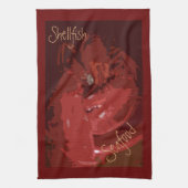 Hummerschnecken Schalentiere Geschirrtuch (Vertikal)