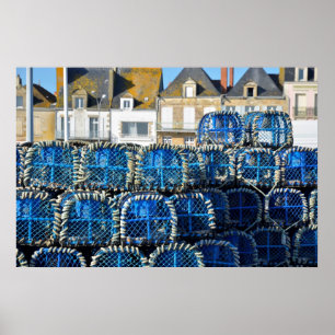 Hummertopf bei Le Croisic in Frankreich Poster