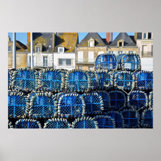 Hummertopf bei Le Croisic in Frankreich Poster (Vorne)