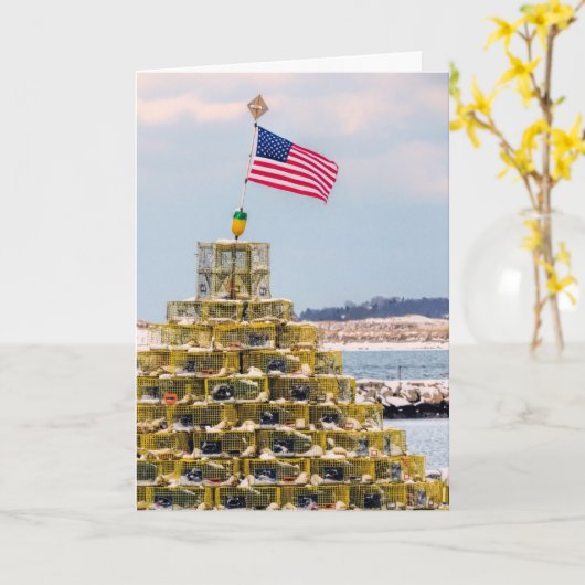 Hummertopf Karte (Gelbe Blume)