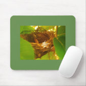 Hummiing Bird Nest Mousepad (Mit Mouse)