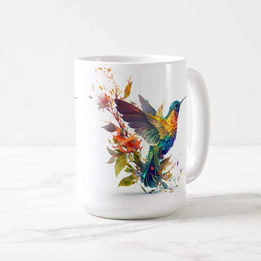 Humminbird Design Tasse (VorderseiteRechts)