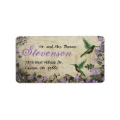 Humminbirds-Adressetikett Adressaufkleber (Vorne)