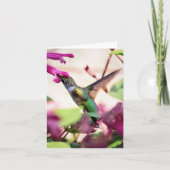 Humming Along Note Card Karte (Vorderseite)