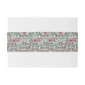 Humming bird and hibiscus pattern - belly band (Rückseitenbeispiel)