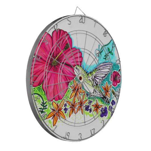 Humming Bird Dartscheibe (Vorderseite Links)