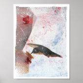 Humming Bird Digitale Kunst Poster (Vorne)