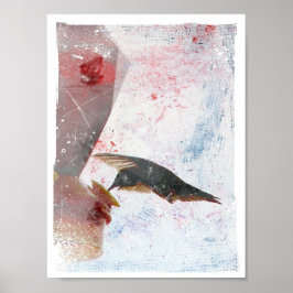 Humming Bird Digitale Kunst Poster
