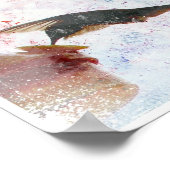 Humming Bird Digitale Kunst Poster (Ecke)