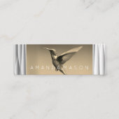 Humming Bird | Fotograf Mini Visitenkarte (Vorderseite)