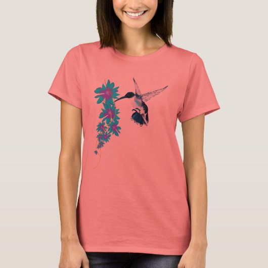 Humming Bird in BlueTrans T-Shirt (Vorderseite)