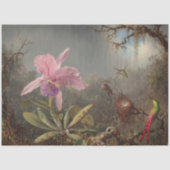 Humming bird & Iris Decoupage Seidenpapier (Vorderseite)