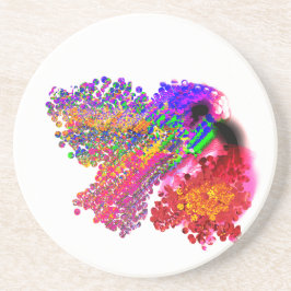 Humming Bird love Getränkeuntersetzer