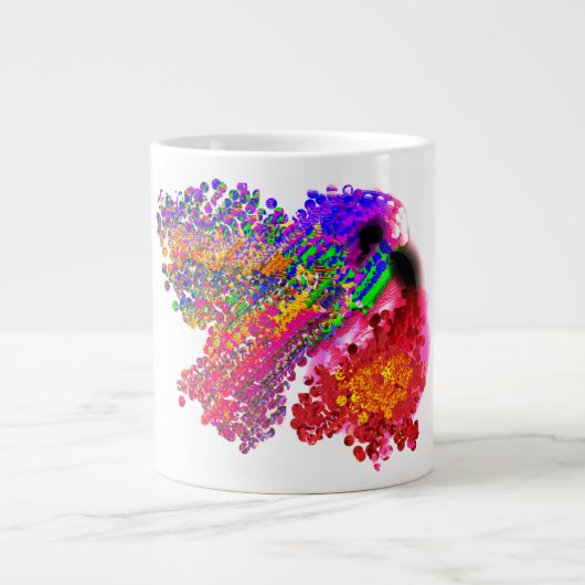 Humming Bird love Jumbo-Tasse (Vorderseite)