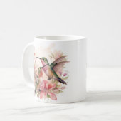 Humming Bird mit Blume Kaffeetasse (Vorderseite Links)