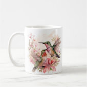 Humming Bird mit Blume Kaffeetasse (Links)