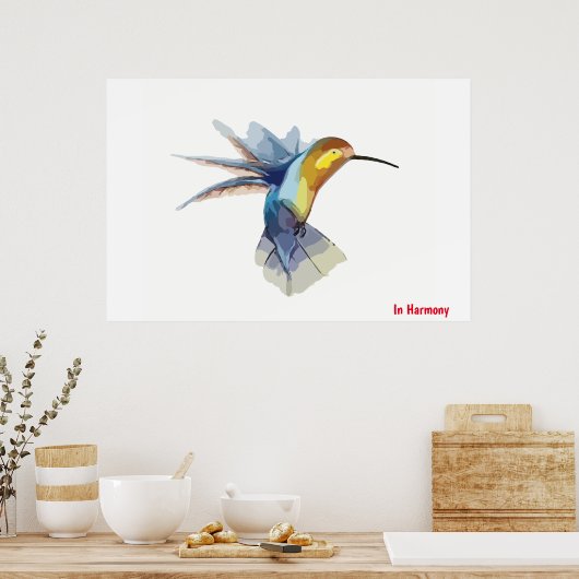 Humming Bird Poster (Küche)