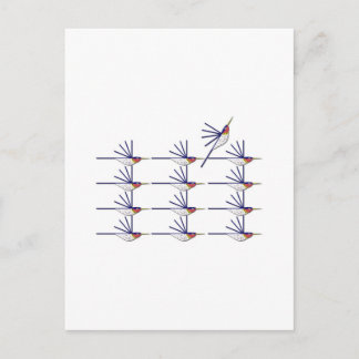 Humming Bird Postkarte