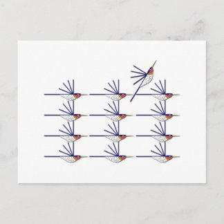 Humming Bird Postkarte