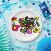 Humming bird  relax  spring pappteller (Party)