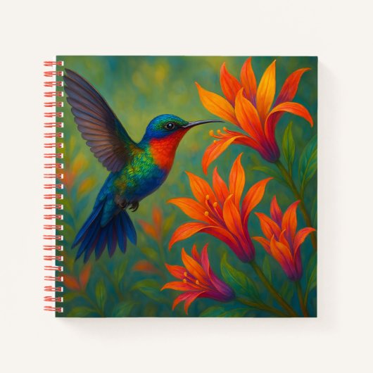 Humming bird Spiral Notebook Notizblock (Vorderseite)