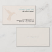 Humming Bird Visitenkarte (Vorne/Hinten)