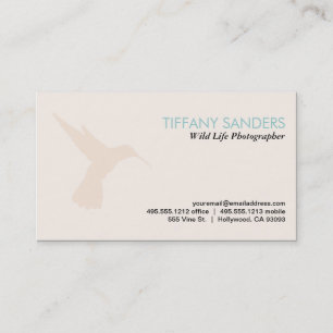 Humming Bird Visitenkarte