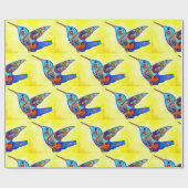 Humming Bird - Wrapping Paper Geschenkpapier (Flach)