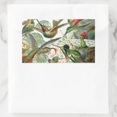 Humming Birds Paradise Art Rechteckiger Aufkleber (Tasche)