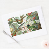 Humming Birds Paradise Art Rechteckiger Aufkleber (Umschlag)