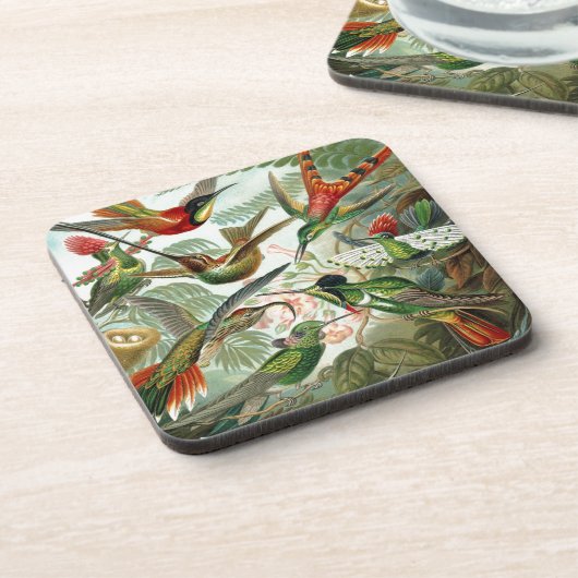 Humming Birds Paradise Art Untersetzer (Linke Seite)