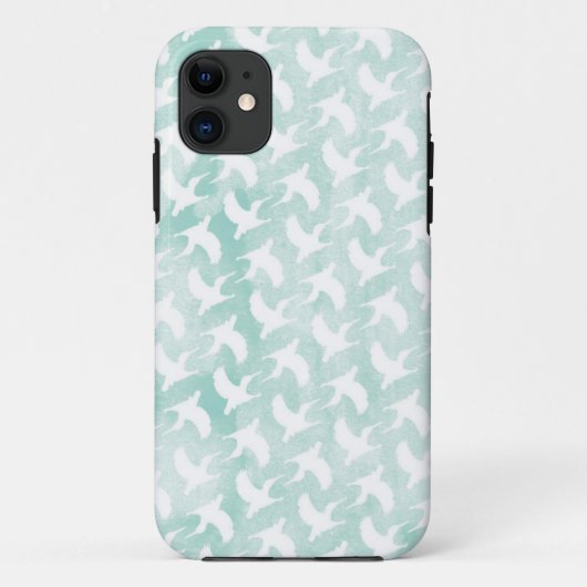 Humming Birds Pattern Case-Mate iPhone Hülle (Rückseite)