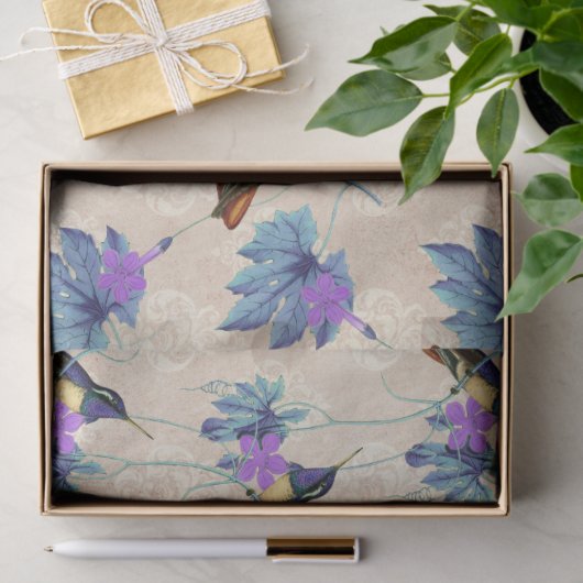 Humming Birds Series Design 1 Seidenpapier (Geschenk)