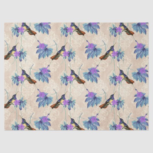 Humming Birds Series Design 1 Seidenpapier (Vorderseite)