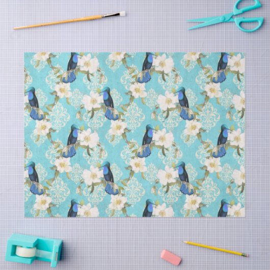 Humming Birds Series Design Eleven Seidenpapier (Basteln)