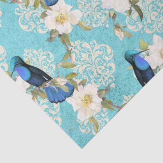 Humming Birds Series Design Eleven Seidenpapier (Detail)