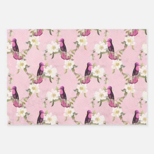 Humming Birds Series Design Five Geschenkpapier Set (Vorderseite 3)