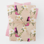 Humming Birds Series Design Five Geschenkpapier Set (Beispiel)