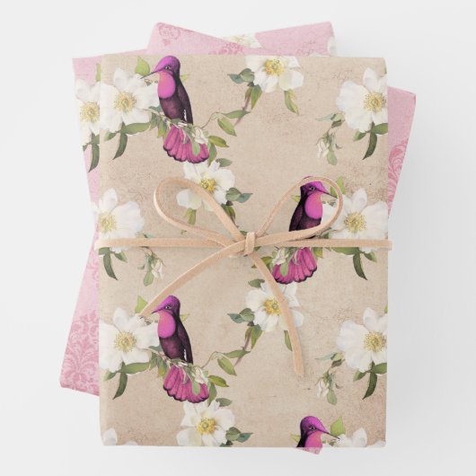 Humming Birds Series Design Five Geschenkpapier Set (Beispiel)