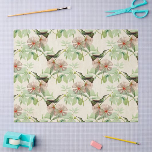 Humming Birds Series Design Five Seidenpapier (Basteln)