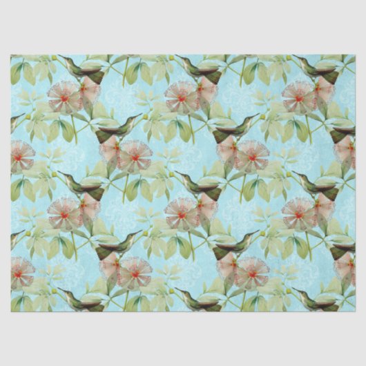 Humming Birds Series Design Nine Seidenpapier (Vorderseite)