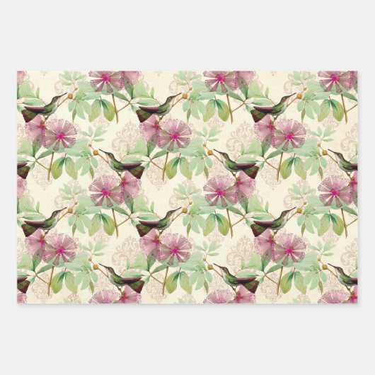 Humming Birds Series Design Seven Geschenkpapier Set (Vorderseite)
