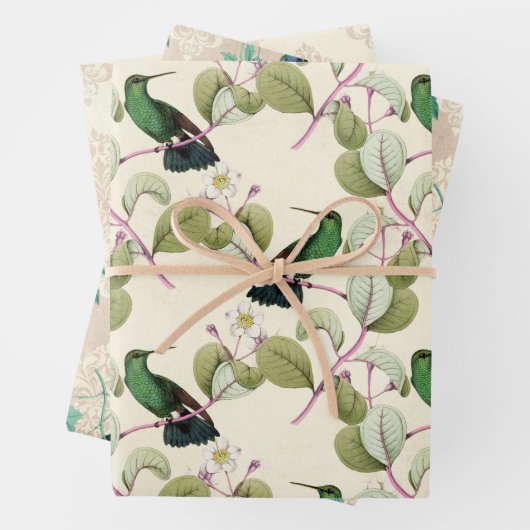 Humming Birds Series Design Three Geschenkpapier Set (Beispiel)
