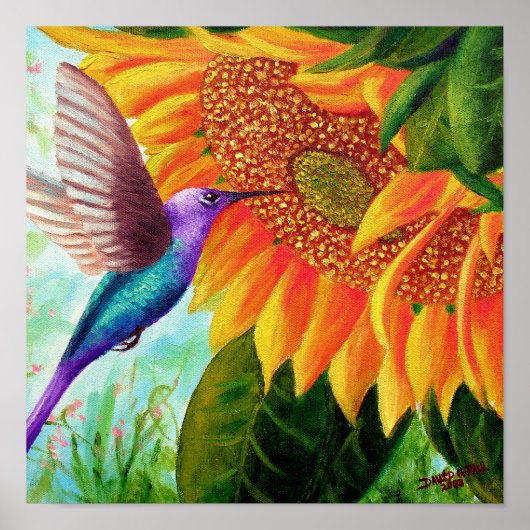 Humming für Nectar Poster (Vorne)