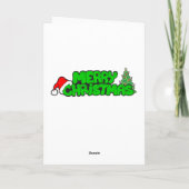 Humming Snowman Feiertagskarte (Rückseite)