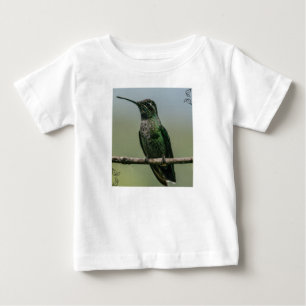 Humming-Vogel auf der Zweigstelle Baby T-shirt